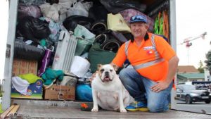 Marko Barber and his dog Louis